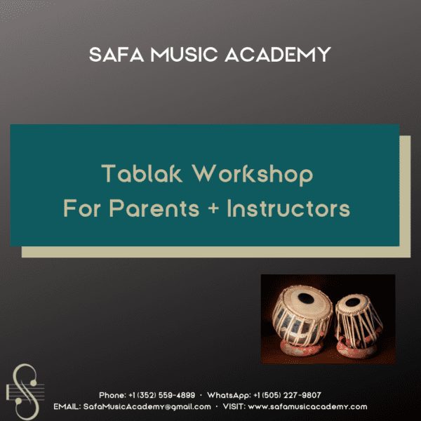 Tabla Workshop (For Parents + Instructors)